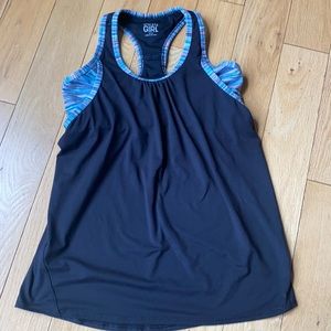 Athleta Girl black tank top large 12